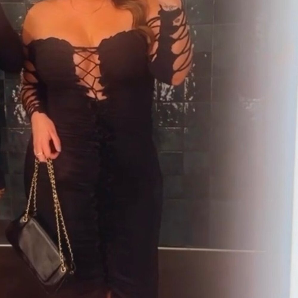 Black Strappy Dress